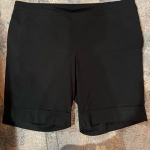 Kim Rogers Dress Shorts Comfort Band 22W Basically New